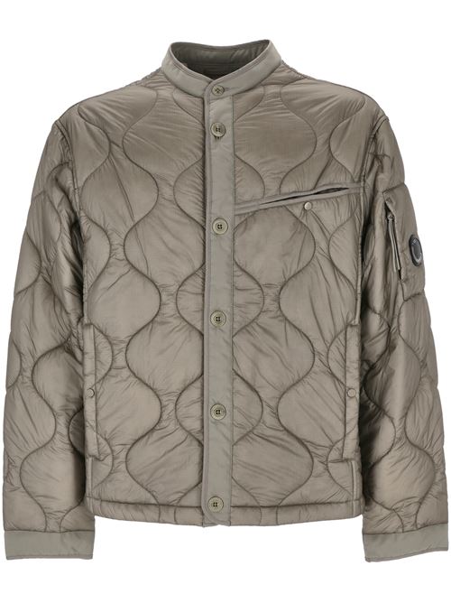 Quilted down jacket in grey C.P. Company | 17CMOW077A110158A327